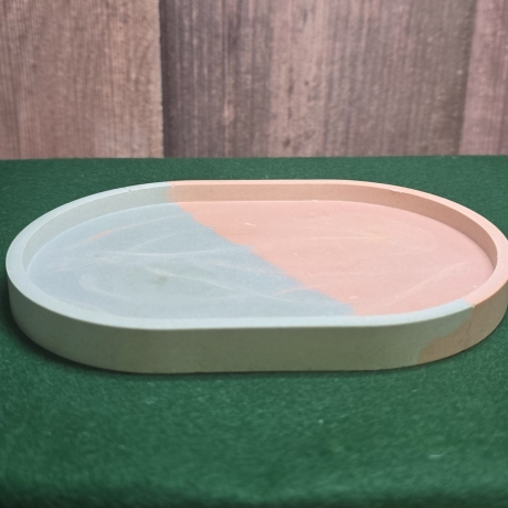 Dekoteller Bunt - Oval -