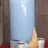 Winter/Weihnachtskerzen - Schneezauber 1 - Blautöne -Handgegossen