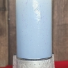 Winter/Weihnachtskerzen - Schneezauber 1 - Blautöne -Handgegossen