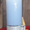 Winter/Weihnachtskerzen - Schneezauber 1 - Blautöne -Handgegossen