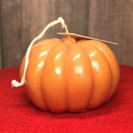Halloween Kerze - Kürbis - Handgegossen