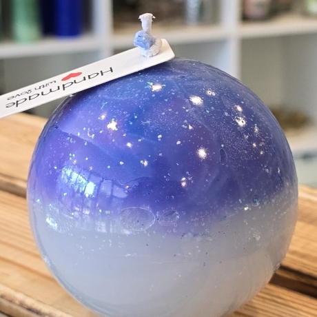 Dekorative Kerze - Galaxie 9  - Handgegossen -