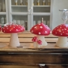 ​Dekorative Kerze - Fliegenpilz Kollektion - Herbst