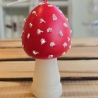 Dekorative Kerze - Fliegenpilz Kollektion - Herbst -