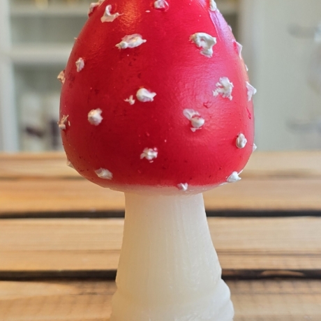Dekorative Kerze - Fliegenpilz Kollektion - Herbst -