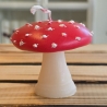 ​Dekorative Kerze - Fliegenpilz Kollektion - Herbst