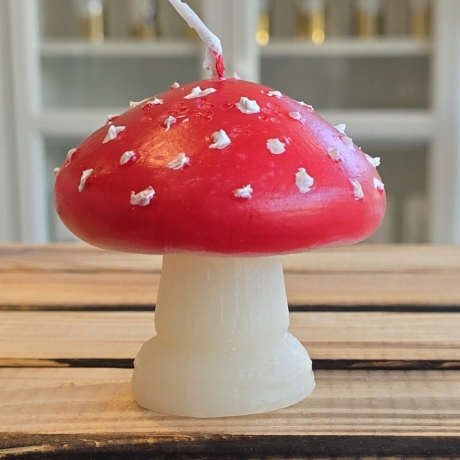 ​Dekorative Kerze - Fliegenpilz Kollektion - Herbst