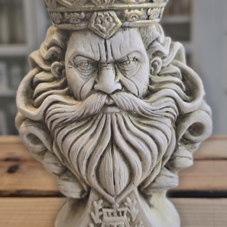 Deko Figuren - Königspaar - Handbemalt - Mittelalter -