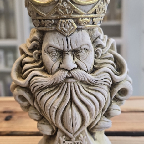Deko Figuren - Königspaar - Handbemalt - Mittelalter -