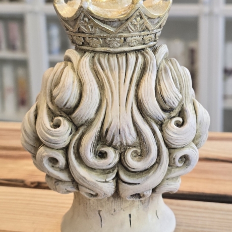 Deko Figuren - Königspaar - Handbemalt - Mittelalter -