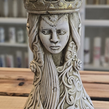 Deko Figuren - Königspaar - Handbemalt - Mittelalter -