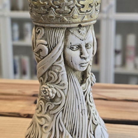Deko Figuren - Königspaar - Handbemalt - Mittelalter -