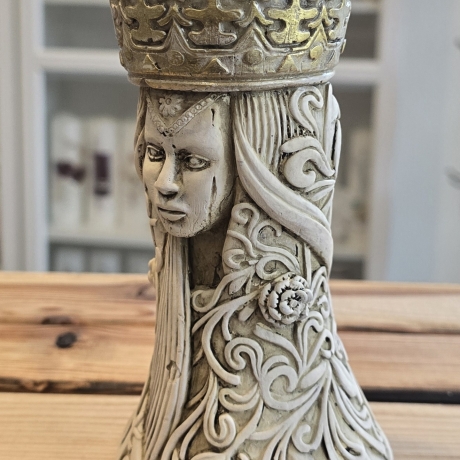 Deko Figuren - Königspaar - Handbemalt - Mittelalter -