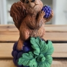 Eichhörnchen mit Tanne - 3er Set - Tierfigur -