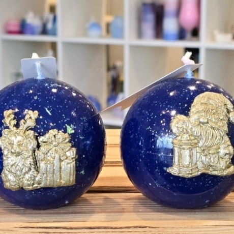 Adventskerzen - Weihnachtskerzen 4-er Set - Blau -