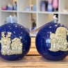 Adventskerzen - Weihnachtskerzen 4-er Set - Blau -