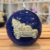 Adventskerzen - Weihnachtskerzen 4-er Set - Blau -