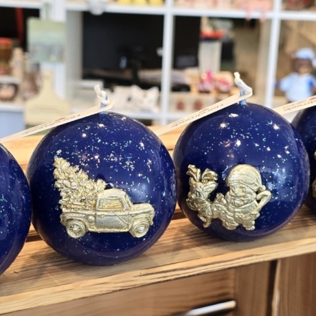Adventskerzen - Weihnachtskerzen 4-er Set - Blau -