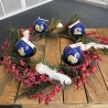 Adventskerzen - Weihnachtskerzen 4-er Set - Blau -