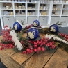 Adventskerzen - Weihnachtskerzen 4-er Set - Blau -