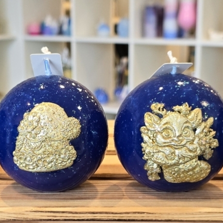 Adventskerzen - Weihnachtskerzen 4-er Set - Blau -