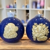 Adventskerzen - Weihnachtskerzen 4-er Set - Blau -