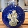Adventskerzen - Weihnachtskerzen 4-er Set - Blau -