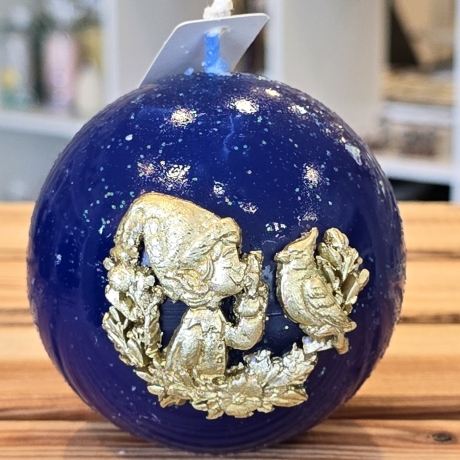 Adventskerzen - Weihnachtskerzen 4-er Set - Blau -