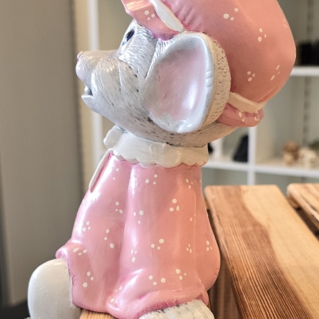 Kantenhocker Keramik Maus - Mädchen - 