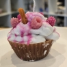 Dekorative Kerze - ​Cupcake Muffin - Handgegossen