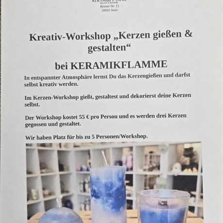 Workshop - Kerzen gießen & gestallten