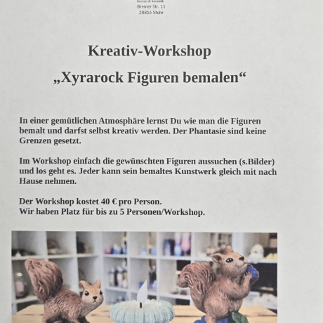 Workshop - Xyrarock Figuren Bemalen