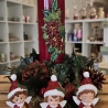 Weihnachtsengel aus Keramik - Sammelfiguren - Handbemalt