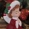 Weihnachtsengel aus Keramik - Sammelfiguren - Handbemalt