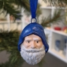 Weihnachtsbaumschmuck aus Keramik - Nikolaus - Weihnachtsmann