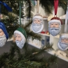 Weihnachtsbaumschmuck aus Keramik - Nikolaus - Weihnachtsmann