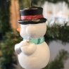 Weihnachtsdeko aus Keramik - Schneemann 4 - Winterdekoration -