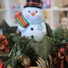 Weihnachtsdeko aus Keramik - Schneemann 1 - Winterdeko -