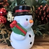Weihnachtsdeko aus Keramik - Schneemann 1 - Winterdeko -