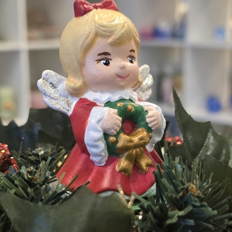 Weihnachtsengel - Sammelfiguren aus Keramik -