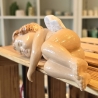 Schutzengel aus Keramik - schlafend - Figur - Kantenhocker