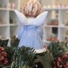 Weihnachtsengel - Schutzengel aus Keramik - Küssende Engel -