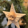 Weihnachtsanhänger - Weihnachtsdeko - Stern mit Engel -