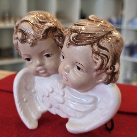 Engel aus Keramik - Schutzengel - Wanddekoration -