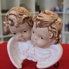Engel aus Keramik - Schutzengel - Wanddekoration -