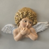 Schutzengel aus Keramik - Engelskopf 8 - Wanddekoration -