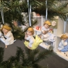 Christbaumschmuck - Engel - Anhänger aus Keramik -
