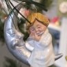 Christbaumschmuck - Engel - Anhänger aus Keramik -