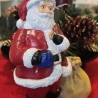 Weihnachtsmann aus Keramik - Nikolaus Figur -