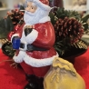 Weihnachtsmann aus Keramik - Nikolaus Figur -